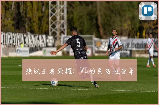 热议王者荣耀：WE的灵活性变革